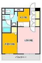 秋桜中間  ｜ 福岡県中間市中尾1丁目（賃貸マンション1LDK・4階・40.20㎡） その2