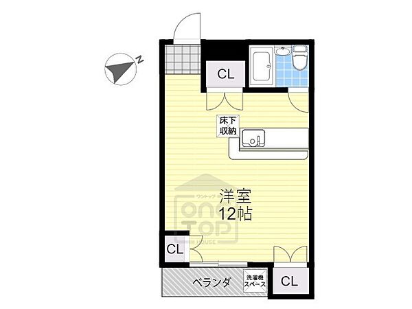 DOMUSマンション（ドムスマンション） A3｜栃木県宇都宮市西川田６丁目(賃貸マンション1R・1階・23.68㎡)の写真 その2