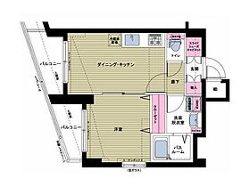 トーシンフェニックス都立大学  ｜ 東京都目黒区柿の木坂1丁目（賃貸マンション1DK・5階・30.08㎡） その2