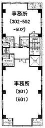 USビルの間取図画像