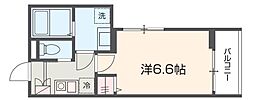 JR埼京線 与野本町駅 徒歩3分の賃貸アパート 3階1Kの間取り