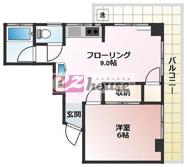 東京都新宿区西落合２丁目(賃貸マンション1LDK・3階・35.00㎡)の写真 その2