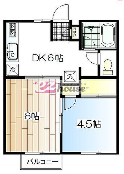 ウエストハイム ｜東京都杉並区西荻南３丁目(賃貸アパート2DK・2階・34.78㎡)の写真 その2