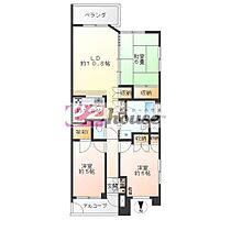 東京都練馬区豊玉南１丁目（賃貸マンション3LDK・2階・80.00㎡） その2