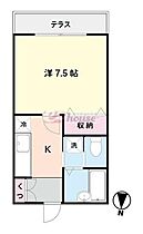 東京都中野区鷺宮５丁目（賃貸アパート1K・1階・25.33㎡） その2