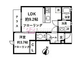 東京都杉並区和田３丁目（賃貸アパート1LDK・1階・31.92㎡） その2