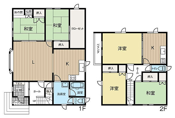 間取りを拡大表示