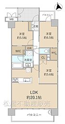 ポレスター豊川公園 3LDKの間取図画像