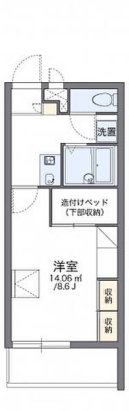 レオパレスフォレスト錦 313｜大阪府守口市寺方錦通3丁目(賃貸マンション1K・3階・23.18㎡)の写真 その2