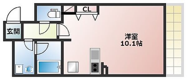 BRAVI南堀江 ｜大阪府大阪市西区南堀江2丁目(賃貸マンション1DK・11階・31.64㎡)の写真 その2