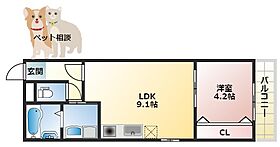 ディアコート守口B  ｜ 大阪府守口市金田町2丁目（賃貸アパート1LDK・1階・32.60㎡） その2