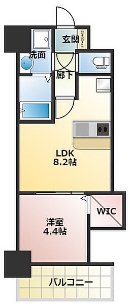 Alivis北梅田 804｜大阪府大阪市北区本庄西2丁目(賃貸マンション1LDK・8階・30.25㎡)の写真 その2