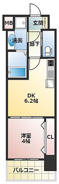 Alivis北梅田 705｜大阪府大阪市北区本庄西2丁目(賃貸マンション1LDK・7階・26.93㎡)の写真 その2