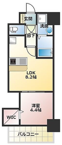 Alivis北梅田 303｜大阪府大阪市北区本庄西2丁目(賃貸マンション1LDK・3階・30.25㎡)の写真 その2