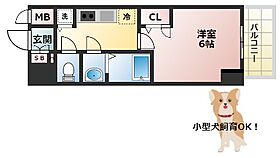 エスリ一ド京橋WEST  ｜ 大阪府大阪市都島区中野町1丁目（賃貸マンション1K・3階・21.30㎡） その2