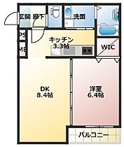 フジパレス上神田III番館  ｜ 大阪府寝屋川市上神田1丁目（賃貸アパート1LDK・3階・40.40㎡） その2