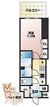 ラグゼナKADOMA  ｜ 大阪府門真市元町（賃貸マンション1K・13階・25.15㎡） その2