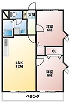 シャルムK  ｜ 大阪府守口市大久保町3丁目（賃貸マンション2LDK・3階・50.50㎡） その2