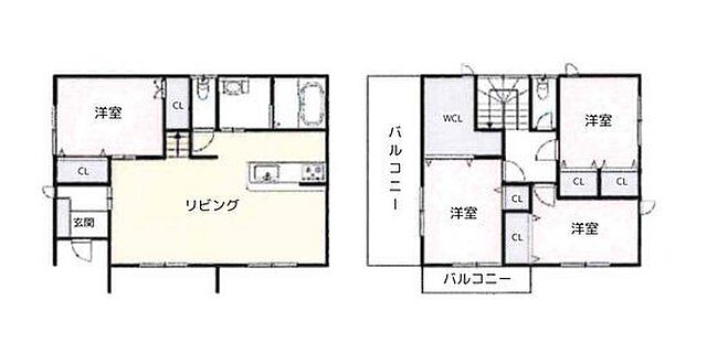 間取り 熊本市南区城南町舞原1114付近