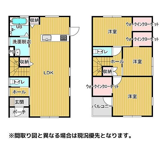 間取り 熊本市南区白藤1丁目6-22付近
