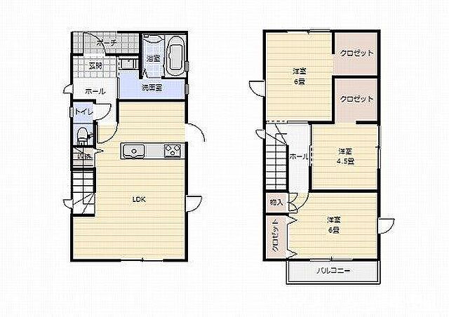 間取り 熊本市東区神園2丁目8-8付近