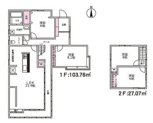 間取り 熊本市北区清水新地2丁目5-35