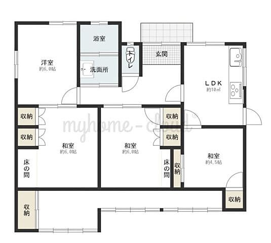 間取り 熊本市西区八島2丁目13-102