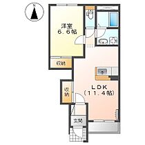 グランコート 105 ｜ 岐阜県関市肥田瀬（賃貸アパート1LDK・1階・44.52㎡） その2