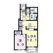 エルカーサＢ 103 ｜ 岐阜県揖斐郡大野町大字中之元（賃貸アパート1LDK・1階・46.49㎡） その2