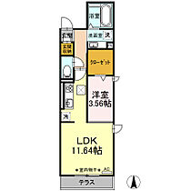 グランツラウムＧ 102 ｜ 岐阜県岐阜市溝旗町４丁目（賃貸アパート1LDK・1階・40.32㎡） その2