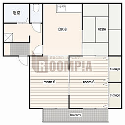 セジュール今村II 2階/206