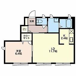 ブランシェK　B 1階