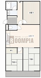 コーポフクシマ 3LDKの間取図画像