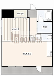 I's岐阜駅前 1LDKの間取図画像