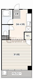 フェンリル穂積A 1DKの間取図画像