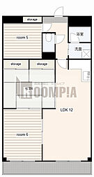 THET.O.M 3LDKの間取図画像