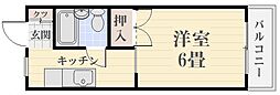 間取図画像 1K