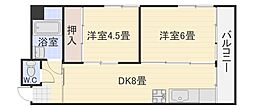 間取図画像 2DK