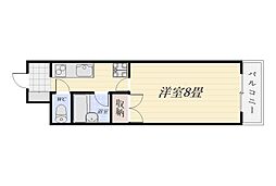ファインビュー高麗 1Kの間取図画像