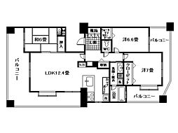 間取図画像 3LDK