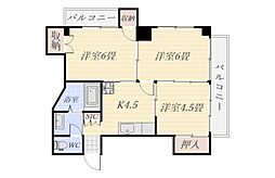 ゆたかハイツ 3Kの間取図画像