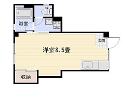 今村ビル ワンルームの間取図画像