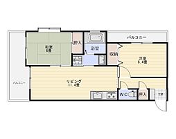 Arrows 2LDKの間取図画像