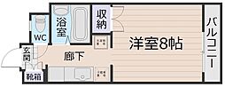 パステルイン南郡元 1Kの間取図画像