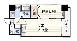 グランコート 1LDKの間取図画像