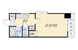 パール・88番館 1Kの間取図画像