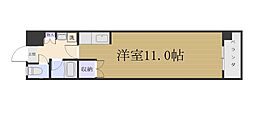 ビューハイツ早崎 ワンルームの間取図画像