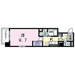 WAVE 1Kの間取図画像