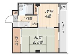 グランデBWM 2Kの間取図画像