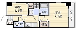 STATESHORE 2Kの間取図画像